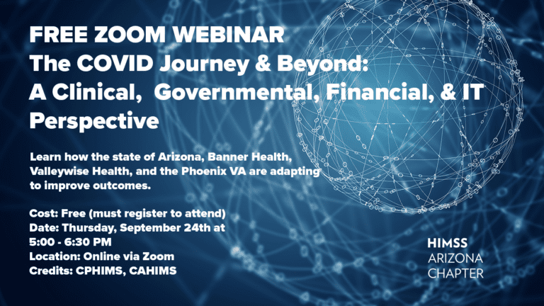 Register Now For Free Zoom Webinar: The COVID Journey & Beyond
