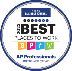 AP Professionals is a top 5 best place to work - Phoenix Business Journal